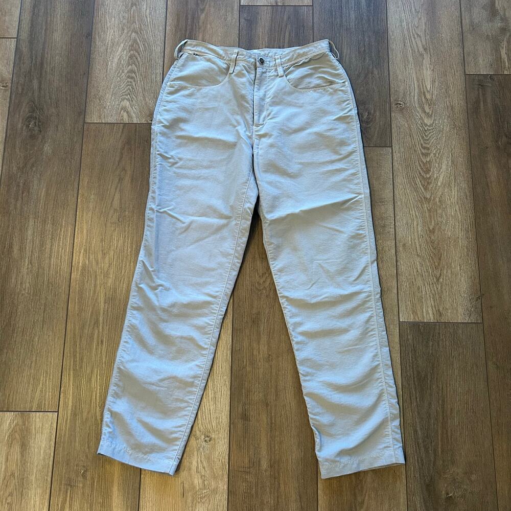 Women's The North Face Gray Nylon Straight Leg Outdoor Hiking Pants Size 10